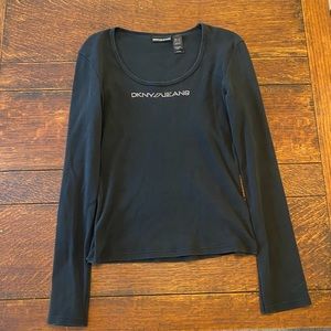 Dkny y2k long sleeve top!